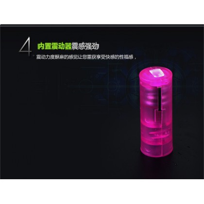百乐狼牙震动套]仿真龟头/十足肉感/透明男用环Baile Spike Vibration Cover] Imitation glans/full sensuality/transparent male ring