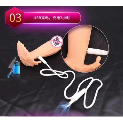 无线遥控阳具穿戴充电款Wireless remote control penis wearable charging