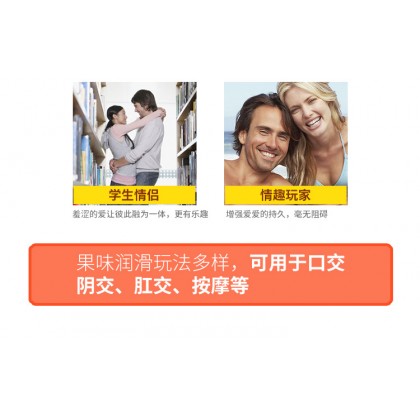 热恋果酱口交按摩可舔服润滑油/80g/水溶性果香无油腻