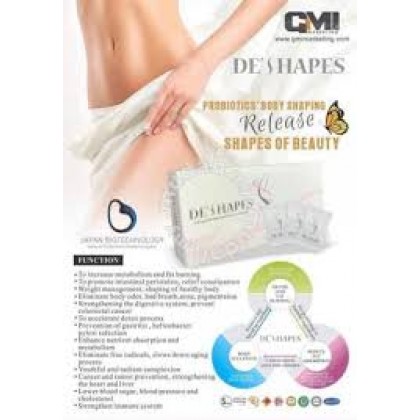 De’Shapes Probiotics Enzyme Detox Slim Beauty GMI 益生菌 酵素 排毒 塑身 瘦身 养颜 (20 sachets/Box)