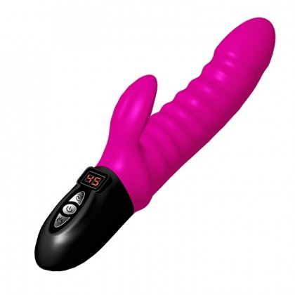 硅胶加温震动棒充电款Silicone heating vibrator charging-q