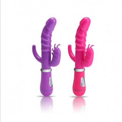 双头刺激震动棒充电款Double-headed stimulation vibrator rechargeable-q