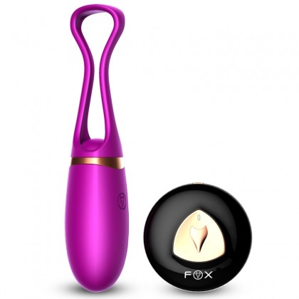 Fox智能加温声控无线遥控跳蛋充电款Fox smart heating voice control wireless remote control vibrating egg charging model-q