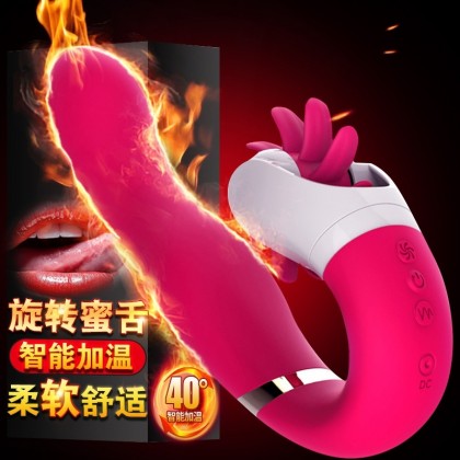 内插外舔加温震动棒充电款Plug-in and external licking heating vibrating stick charging model
