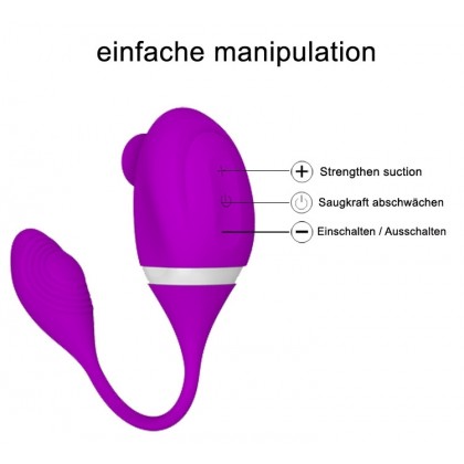 吮吸双头两用跳蛋充电款Sucking double-headed dual-use vibrating egg charging model