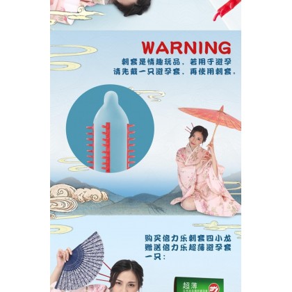 倍力乐超薄狼牙套Bilillo Ultra-thin Spike Braces