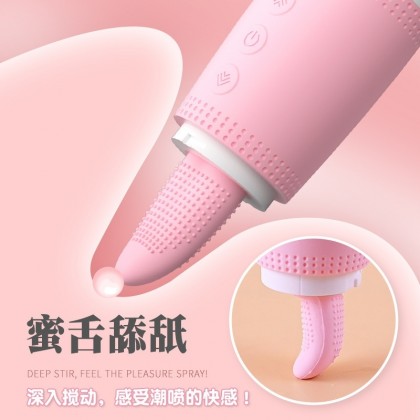 来乐双头舌撩大AV棒充电款